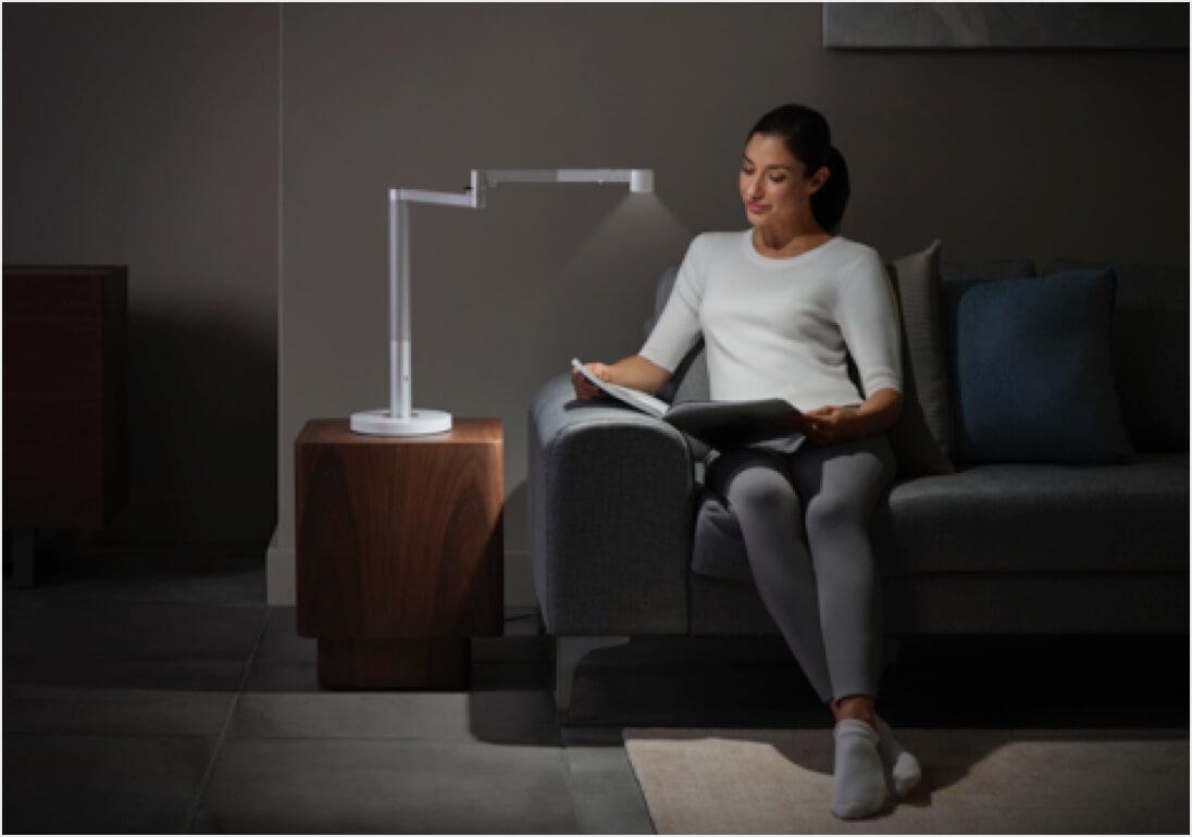 Dyson Lightcycle Morph™ light used as task light